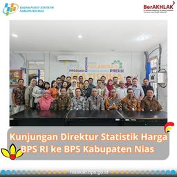 Visit of the Director of Price Statistics to Nias Regency BPS