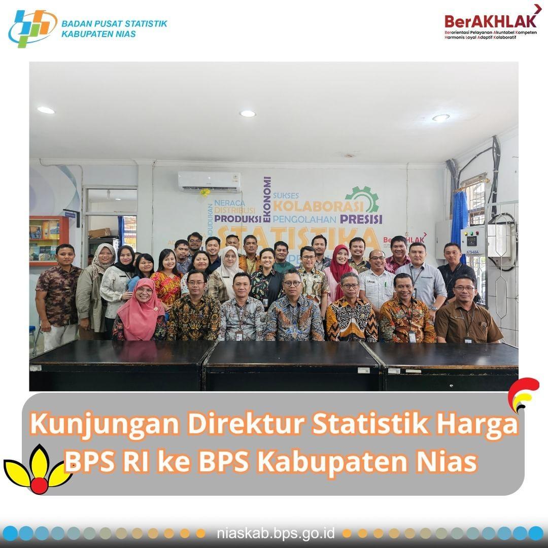 Visit of the Director of Price Statistics to Nias Regency BPS